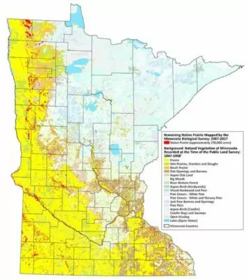MN Remaining Native Prairie